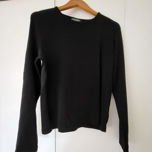 Ralph Lauren Black Long Sleeve Shirt With Sleeve Pocket Sz L